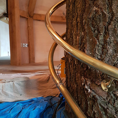 Brass Handrail