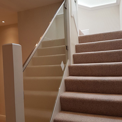 Steel and Glass Balustrade