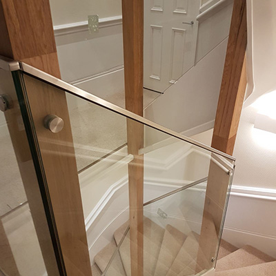 Steel and Glass Balustrade